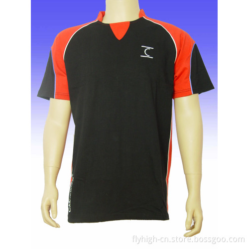 Contrast Color Cheap Price Custom T Shirt Polyester Sports Polo T Shirt